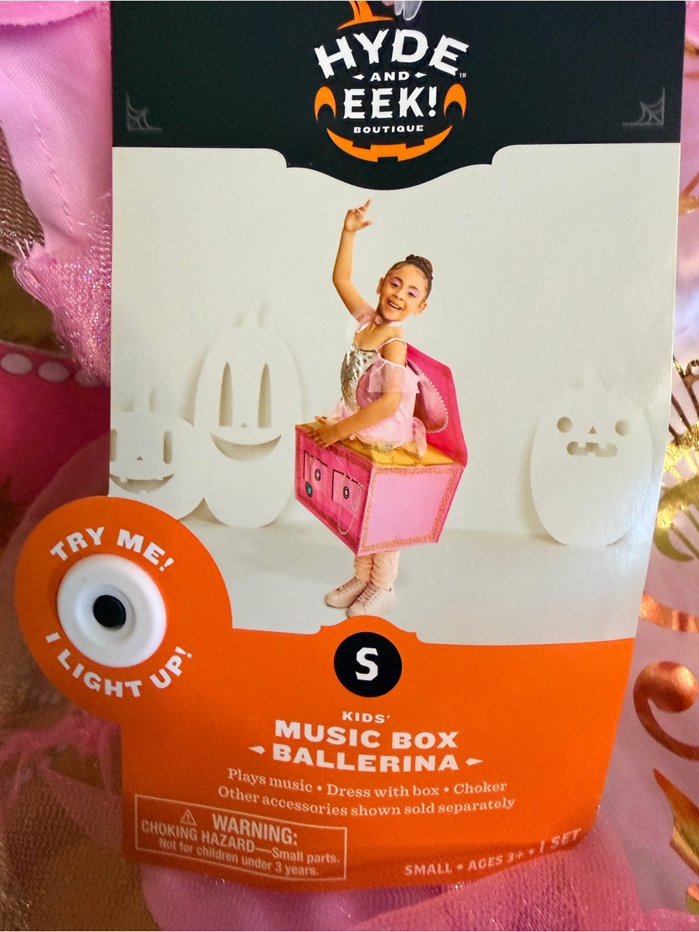Hyde & EEK 🎀 Music Box Ballerina Halloween Costume Girls S 6-7